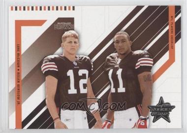 2004 Leaf Rookies & Stars - [Base] #97 - Checklist (Luke McCown, Kellen Winslow Jr.)