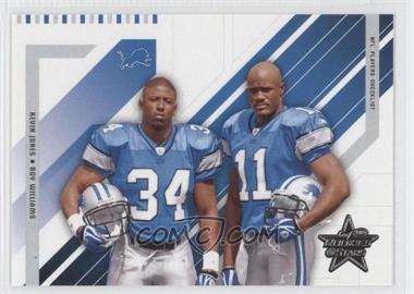 2004 Leaf Rookies & Stars - [Base] #99 - Checklist (Kevin Jones, Roy Williams)