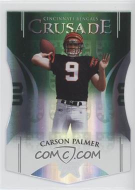 2004 Leaf Rookies & Stars - Crusade - Green Die-Cut #C-4 - Carson Palmer /25