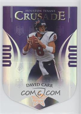 2004 Leaf Rookies & Stars - Crusade - Purple Die-Cut #C-8 - David Carr /50