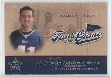 2004 Leaf Rookies & Stars - Fans of the Game #302FG-3 - Damien Fahey