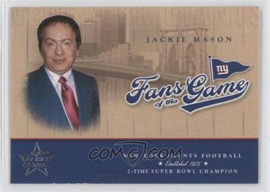 2004 Leaf Rookies & Stars - Fans of the Game #303FG-4 - Jackie Mason