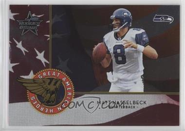 2004 Leaf Rookies & Stars - Great American Heroes - Red #GAH-11 - Matt Hasselbeck /1250