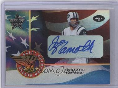 2004 Leaf Rookies & Stars - Great American Heroes - Signatures #GAH-9 - Joe Namath /100