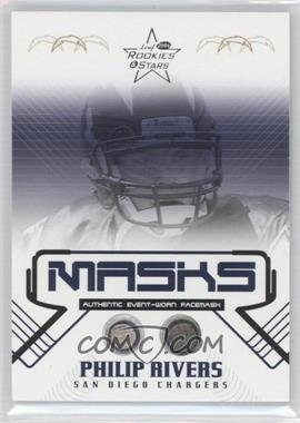 2004 Leaf Rookies & Stars - Masks #M-4 - Philip Rivers /325