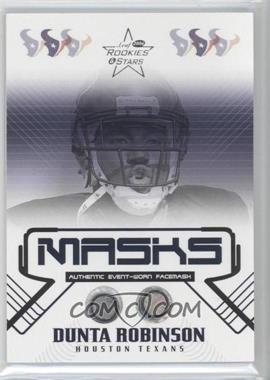 2004 Leaf Rookies & Stars - Masks #M-9 - Dunta Robinson /325