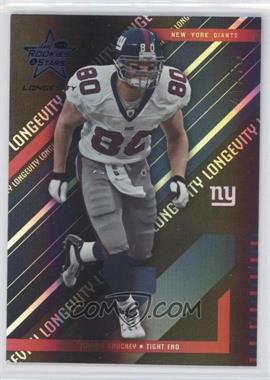 2004 Leaf Rookies & Stars Longevity - [Base] - Black #60 - Jeremy Shockey /75