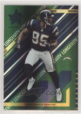 2004 Leaf Rookies & Stars Longevity - [Base] - Emerald #184 - Shaun Phillips /75