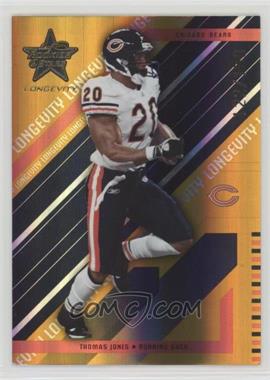 2004 Leaf Rookies & Stars Longevity - [Base] - Gold #19 - Thomas Jones /150 [Noted]