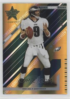 2004 Leaf Rookies & Stars Longevity - [Base] - Gold #203 - Andy Hall /75