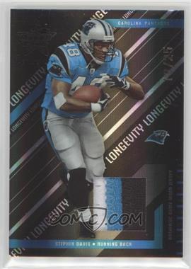 2004 Leaf Rookies & Stars Longevity - [Base] - Materials Black #15 - Stephen Davis /25