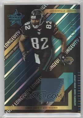 2004 Leaf Rookies & Stars Longevity - [Base] - Materials Black #44 - Jimmy Smith /10