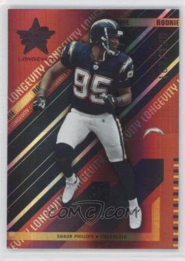 2004 Leaf Rookies & Stars Longevity - [Base] - Ruby #184 - Shaun Phillips /199