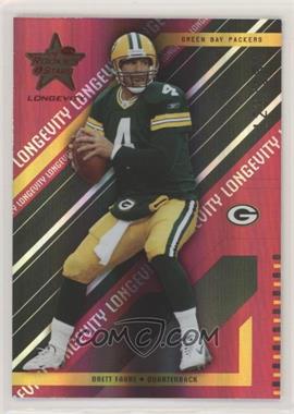 2004 Leaf Rookies & Stars Longevity - [Base] - Ruby #34 - Brett Favre /250