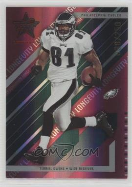 2004 Leaf Rookies & Stars Longevity - [Base] - Ruby #71 - Terrell Owens /250