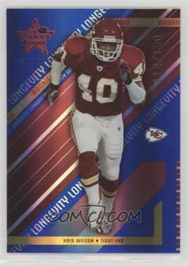 2004 Leaf Rookies & Stars Longevity - [Base] - Sapphire #149 - Kris Wilson /150