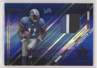 2004 Leaf Rookies & Stars Longevity - [Base] - Sapphire #267 - Roy Williams /75