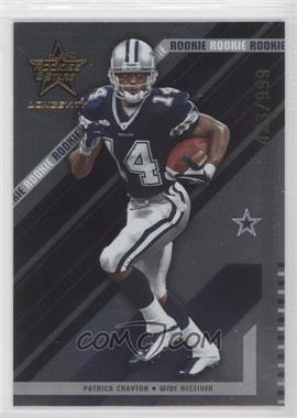 2004 Leaf Rookies & Stars Longevity - [Base] #125 - Patrick Crayton /999