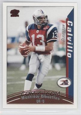 2004 Pacific CFL - [Base] - Red #52 - Anthony Calvillo