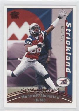 2004 Pacific CFL - [Base] - Red #61 - Timothy Strickland