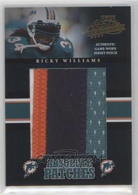 2004 Playoff Absolute Memorabilia - Absolute Patches #AP-24 - Ricky Williams /25