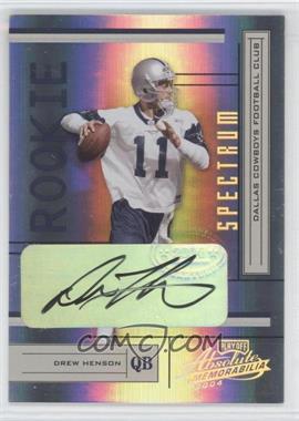 2004 Playoff Absolute Memorabilia - [Base] - Spectrum Signatures #165 - Drew Henson /300