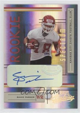 2004 Playoff Absolute Memorabilia - [Base] - Spectrum Signatures #175 - Samie Parker /50