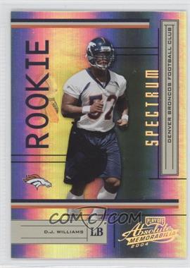 2004 Playoff Absolute Memorabilia - [Base] - Spectrum #194 - D.J. Williams /100