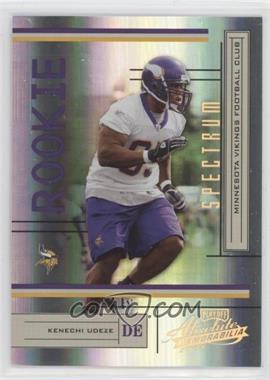 2004 Playoff Absolute Memorabilia - [Base] - Spectrum #196 - Kenechi Udeze /100