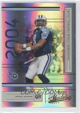 2004 Playoff Absolute Memorabilia - [Base] #144 - Steve McNair /1150