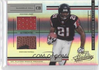 2004 Playoff Absolute Memorabilia - [Base] #202 - Rookie Premiere Materials - DeAngelo Hall /750