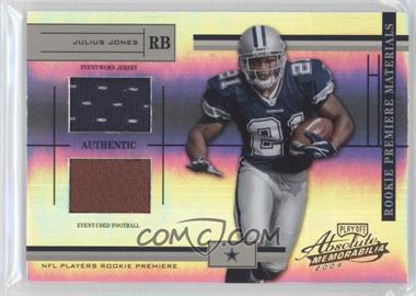 2004 Playoff Absolute Memorabilia - [Base] #213 - Rookie Premiere Materials - Julius Jones /750