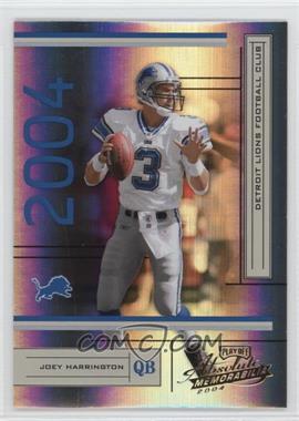 2004 Playoff Absolute Memorabilia - [Base] #50 - Joey Harrington /1150