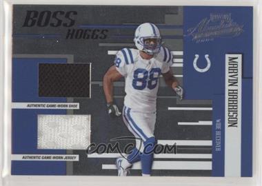 2004 Playoff Absolute Memorabilia - Boss Hoggs - Materials #BH-17 - Marvin Harrison /125 [Noted]