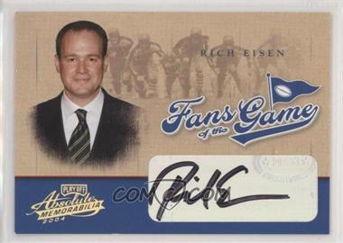2004 Playoff Absolute Memorabilia - Fans of the Game - Hologold Autographs [Autographed] #237 - Rich Eisen /300 [EX to NM]