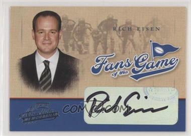 2004 Playoff Absolute Memorabilia - Fans of the Game - Silver Autographs [Autographed] #237 - Rich Eisen