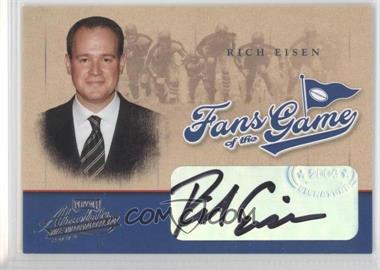 2004 Playoff Absolute Memorabilia - Fans of the Game - Silver Autographs #237 - Rich Eisen