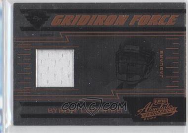 2004 Playoff Absolute Memorabilia - Gridiron Force - Bronze Materials #GF-4 - Byron Leftwich /100