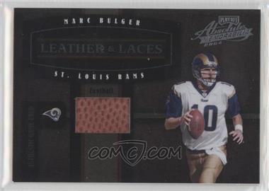 2004 Playoff Absolute Memorabilia - Leather & Laces - Football #LL-14 - Marc Bulger /250
