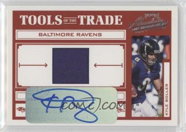 2004 Playoff Absolute Memorabilia - Tools of the Trade - Materials Autographs [Autographed] [Memorabilia] #TT-51 - Kyle Boller /100