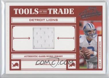 2004 Playoff Absolute Memorabilia - Tools of the Trade - Materials #TT-43 - Joey Harrington /100