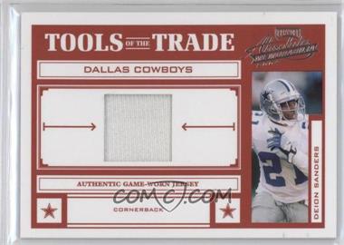 2004 Playoff Absolute Memorabilia - Tools of the Trade - Materials #TT-97 - Deion Sanders /100