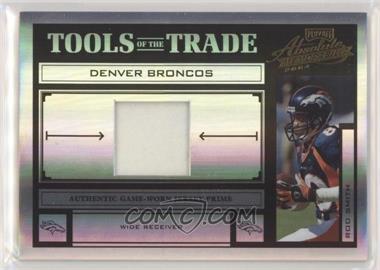 2004 Playoff Absolute Memorabilia - Tools of the Trade - Spectrum Materials Prime #TT-77 - Rod Smith /25