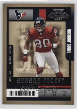2004 Playoff Contenders - [Base] - Hawaii Trade Conference #40 - Andre Johnson /25