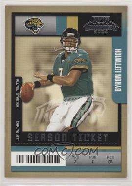 2004 Playoff Contenders - [Base] - Hawaii Trade Conference #46 - Byron Leftwich /25