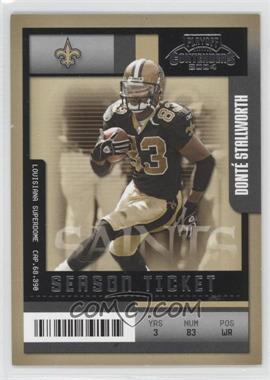 2004 Playoff Contenders - [Base] - Hawaii Trade Conference #63 - Donte Stallworth /25