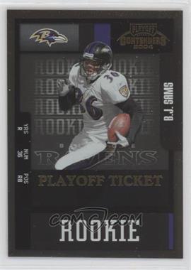 2004 Playoff Contenders - [Base] - Playoff Ticket #191 - Rookie - B.J. Sams /50