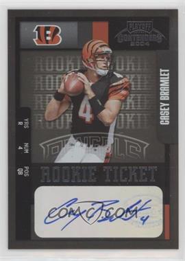 2004 Playoff Contenders - [Base] #113 - Rookie - Casey Bramlet