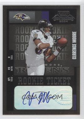 2004 Playoff Contenders - [Base] #117 - Rookie - Clarence Moore