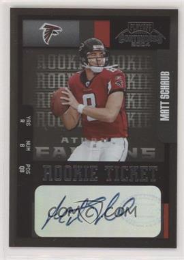 2004 Playoff Contenders - [Base] #155 - Rookie - Matt Schaub /367